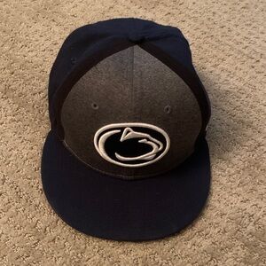 Nike Dark Blue and Gray Cap with Logo